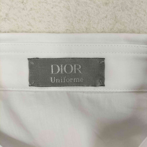 ディオール Dior UNIFORM ロゴ刺繍 レギュラーカラーシャツ メンズ  39
